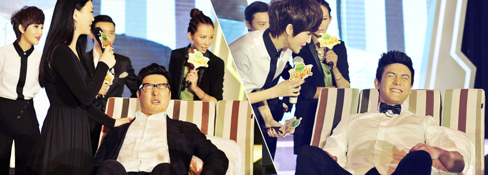 王岳伦陆毅录节目被老婆“坑” 现场玩“分娩”惨叫连连 