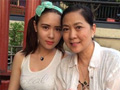 55岁沈丹萍一家三口游泰国 18岁混血小女儿漂亮