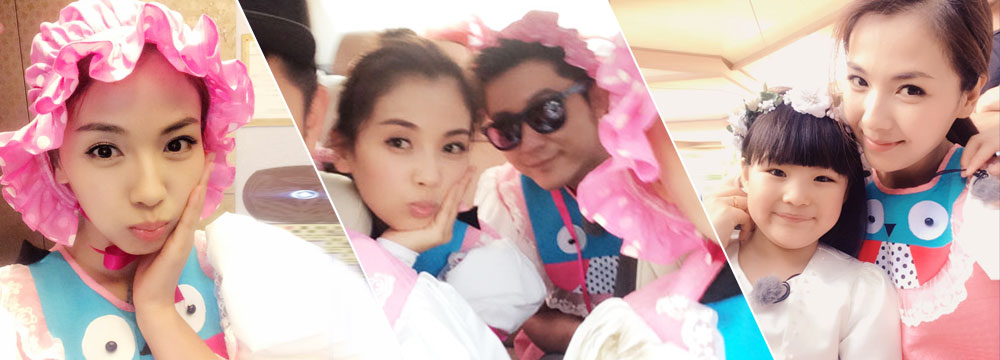 《跑男》玩六一特辑 刘涛变“巨婴”与王诗龄玩耍