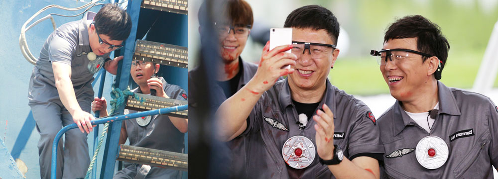 《极限挑战》开播 黄渤爬塔吊孙红雷保护队友   