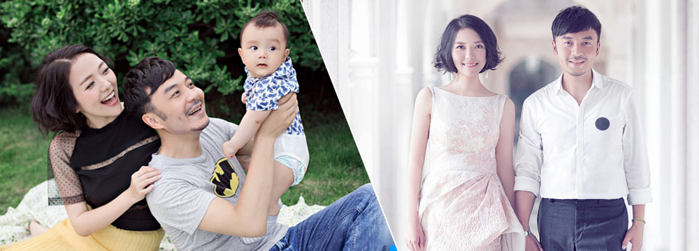   汪涵全家福曝光 杨乐乐产后身材恢复完美  