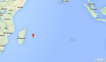 留尼汪岛位置图