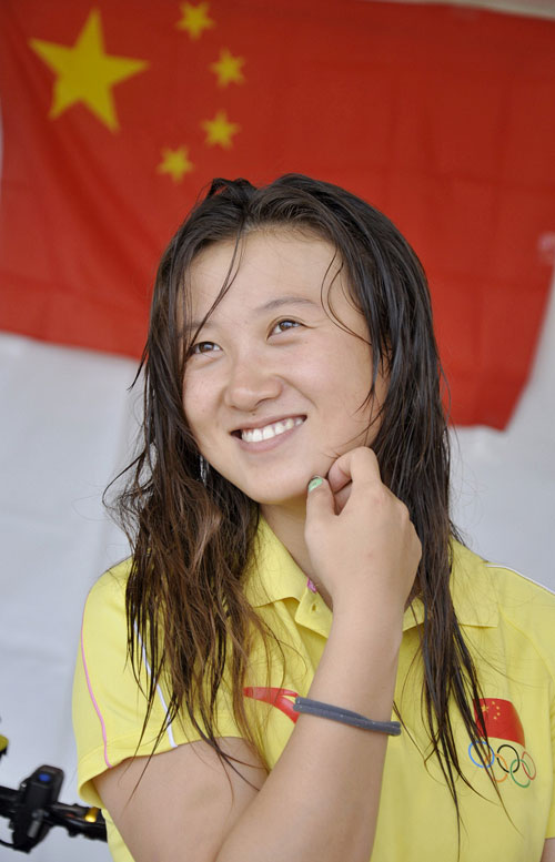 “水摩之花”李倩倩：曾是游泳运动员 承认是女汉子
