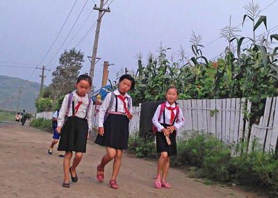 与平壤截然不同的朝鲜乡村