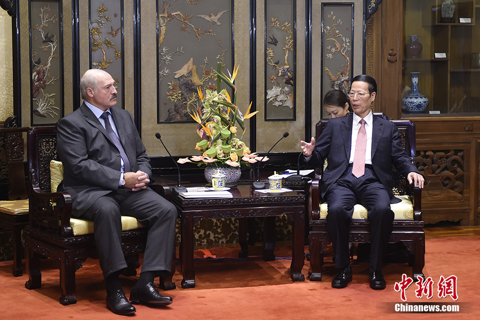 张高丽会见白俄罗斯总统 卢卡申科 (图)| 卢卡申科 