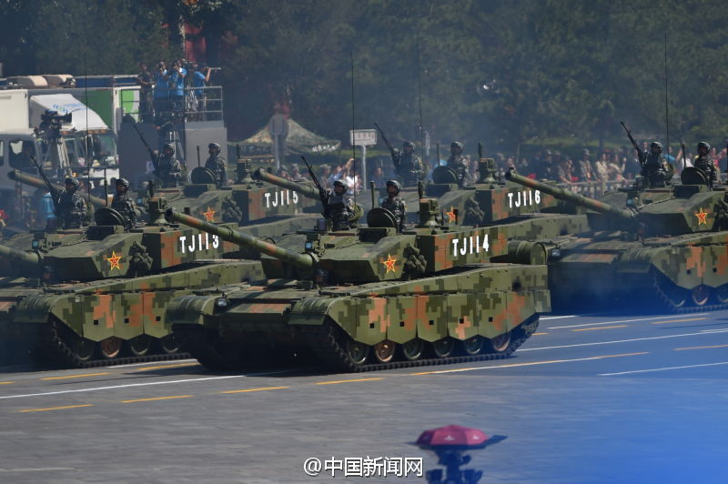庆祝抗战胜利70周年大阅兵庆典【组图】