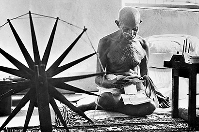 快来看看一代圣雄甘地怎么说素食|凤凰佛教|素