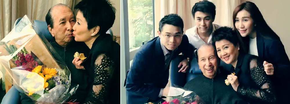 四太梁安琪获铜紫荆星章 “赌王”何鸿燊精神奕奕玩亲亲