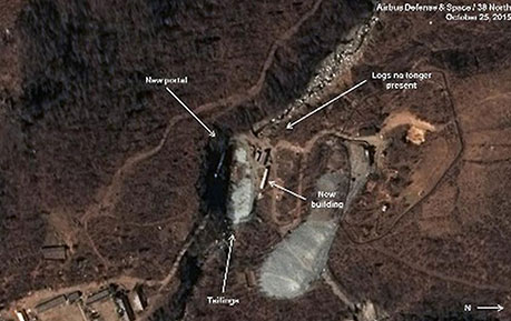 试验核聚变？朝鲜密挖坑道 卫星画面曝光