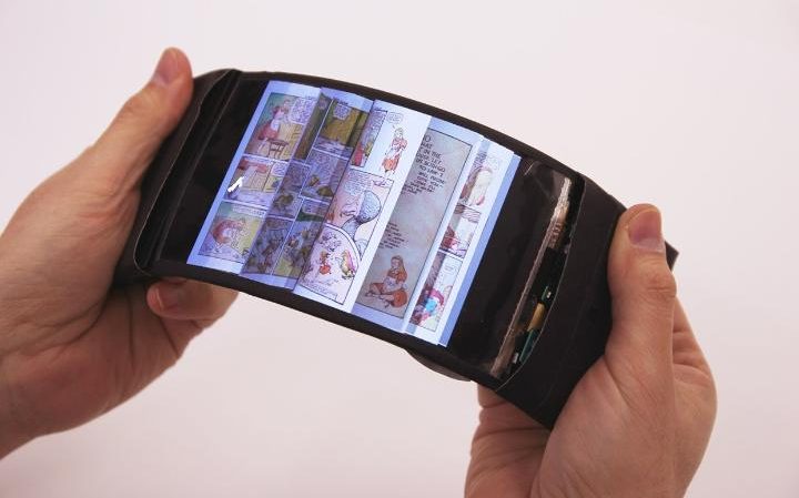 加拿大研究人员开发可弯曲智能手机 安装LG屏