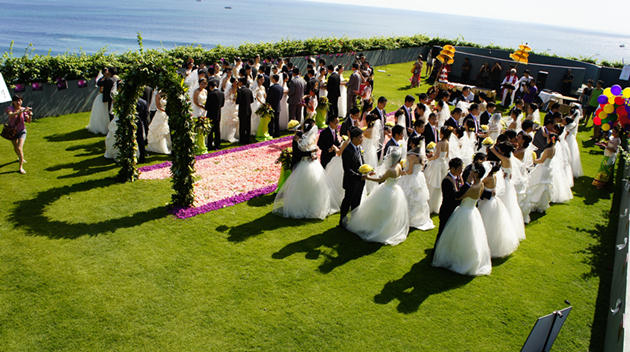 武清区绿博园将办公益集体婚礼_凤凰天津