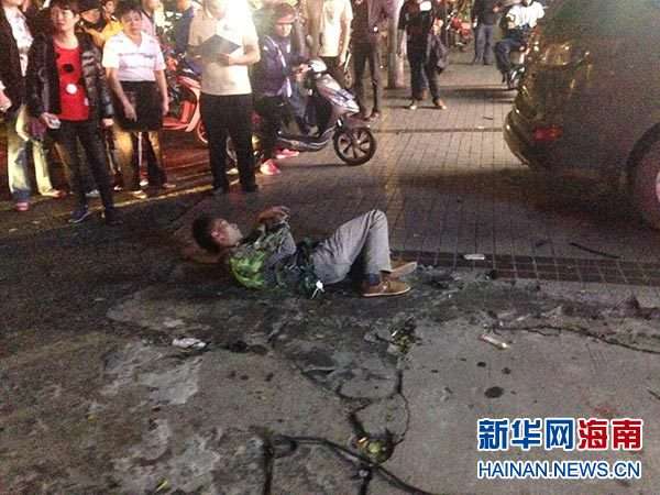 海口发生一起触电坠落事故 现场有爆炸声_海南频道_凤凰网