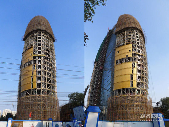 人民日报大楼土豪金 各类奇葩建筑亮瞎人眼