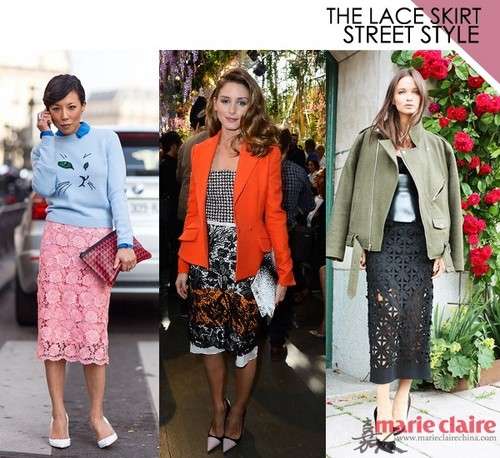 当季必buy单品推荐 <em>蕾丝</em>半裙的十种<em>搭配</em>_宁波