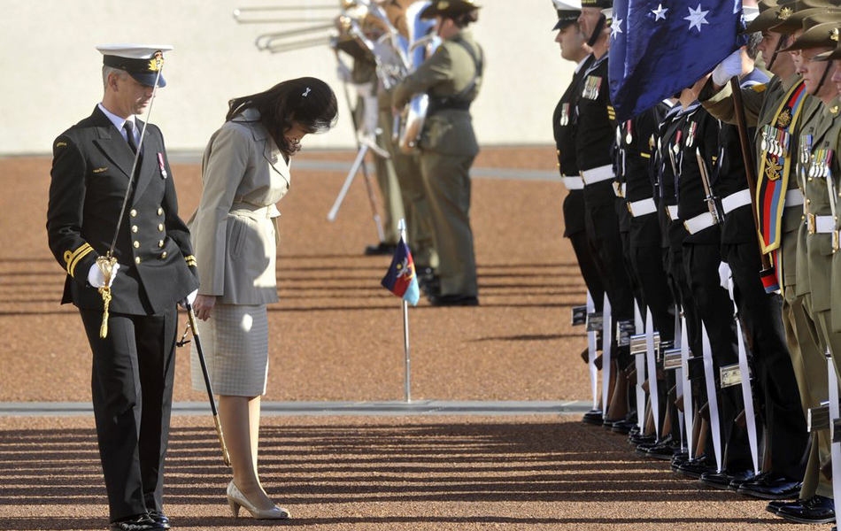 泰国<em>女总理英拉</em>访问澳大利亚