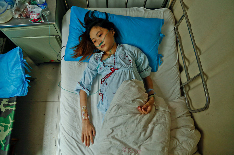 无钱医治的先心病患者宋芸(图)