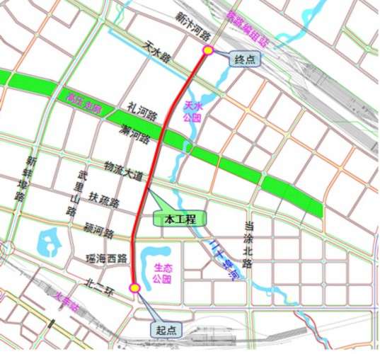 合肥铜陵路高架将北延至天水路(图)