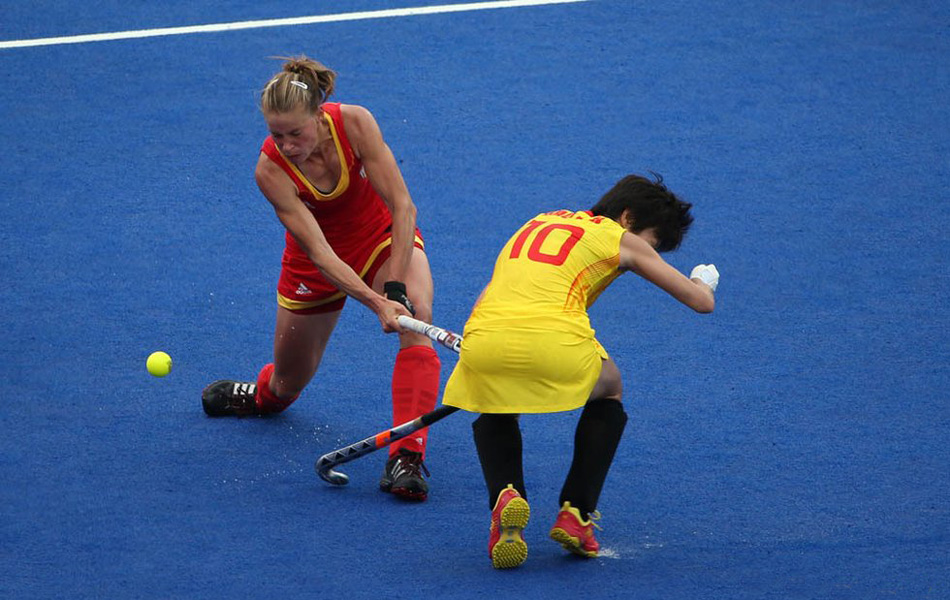 女子曲棍球小组赛中国0-0战平比利时_体育频道_