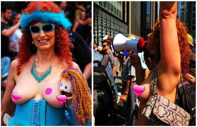 纽约<em>无胸罩日</em>的真空美女--娓娓道<em>美国</em>--凤凰网