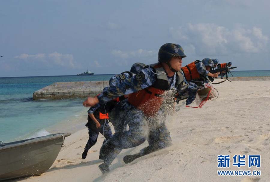解放军海岛特种部队训练 登岛作战是拿手绝活