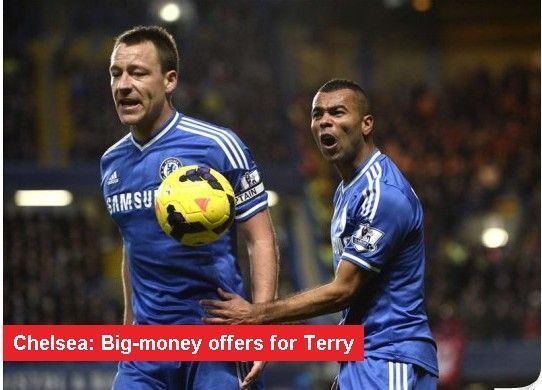 英媒曝特里收富力丰厚报价 切尔西队长有意转