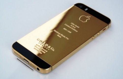 真正的土豪金 iphone 5s黄金限量版开卖