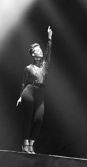 　　艾丽西亚·凯斯 早报记者 兰卉 图