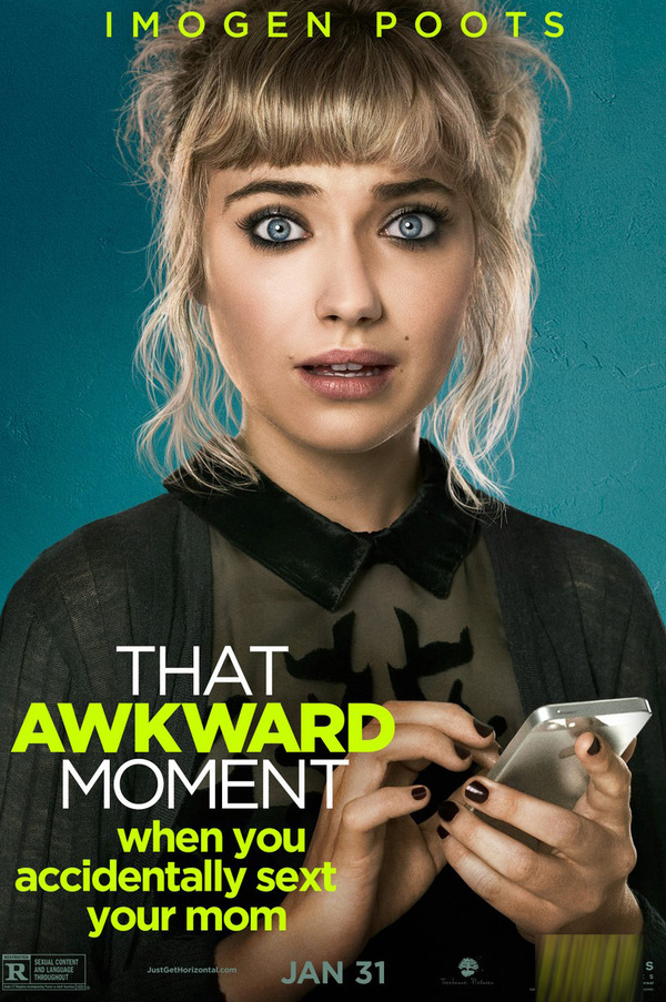 限制级电影《尴尬时刻》人物海报 扎克·埃夫