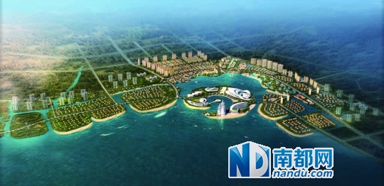惠州富力湾将国际岛居理念首次引入巽寮湾,将打造7大世界风情岛屿