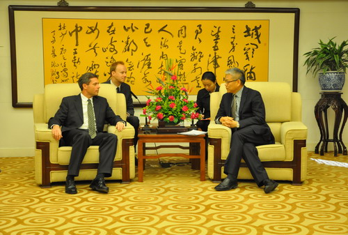 外交部副部长谢杭生会见德国驻华大使柯慕贤|