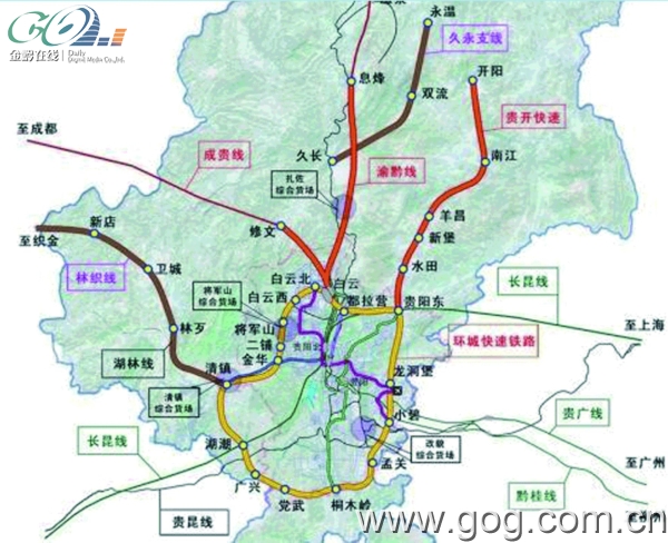 贵阳市域快速铁路久永线2月将开通 去开阳有望坐快铁