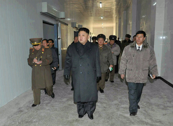 金正恩在手册上算算术:每人每天吃300克鱼一年