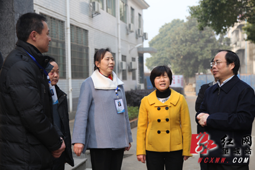 望城区委书记谭小平慰问医务工作者和人民群众