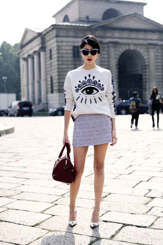 卫衣穿出女人味|高圆圆|奚梦瑶