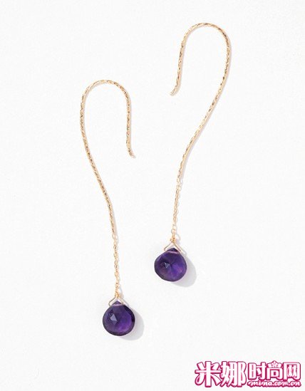 01 紫水晶耳环（10KYG×紫水晶）／jupiter