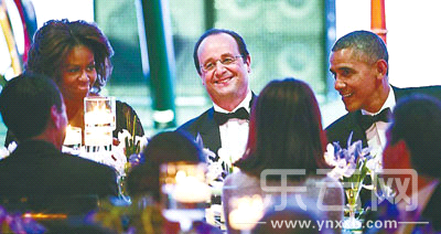 奥巴马不陪老婆 陪约旦国王吃饭