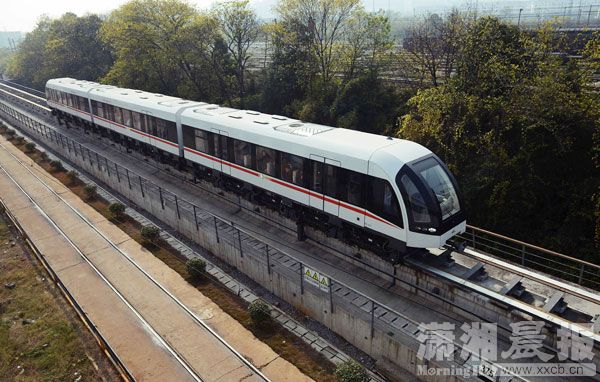 长沙中低速磁悬浮铁路5月开建 连接高铁站和机