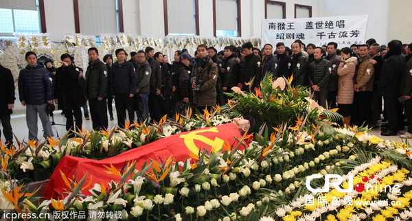 六龄童追悼会在绍兴举行 亲属大打出手(高清组图)