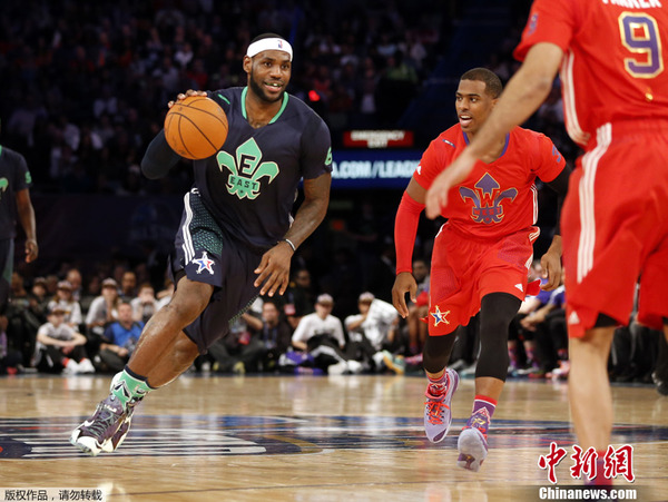 NBA全明星正赛火爆上演 东部险胜西部|助攻|篮