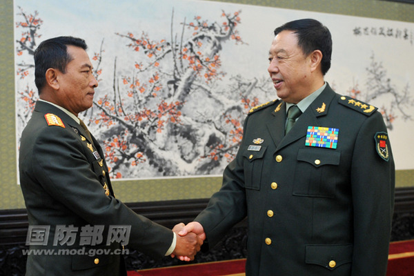  范长龙 会见印度尼西亚国民军司令|李晓伟|上将
