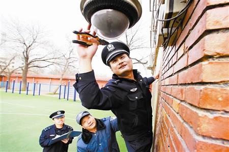公安技防监管部门为校园技防设施号脉(图)|民