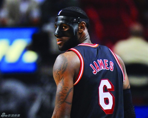 NBA要求詹姆斯停止使用黑色面具|詹姆斯|魔术