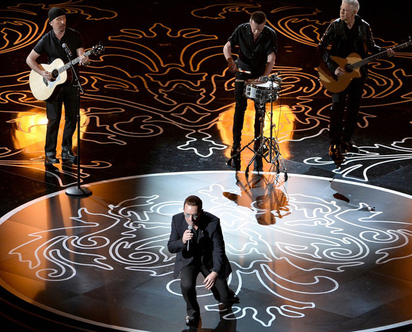 第86届奥斯卡颁奖现场直击 U2登台献唱|颁奖|奥