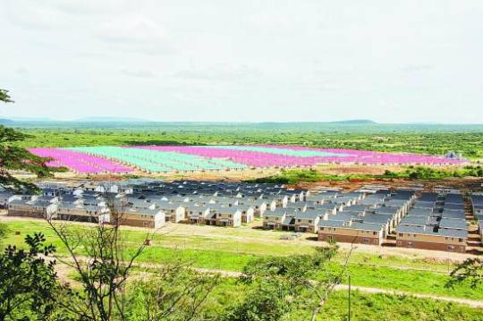 北新建材在贊比亞所承建的公共住宅項目