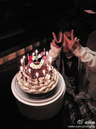 伊能静为儿子庆生|微博|新浪