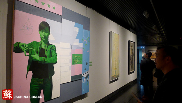 江苏各市中青年美术作品开展 超现实作品吸引
