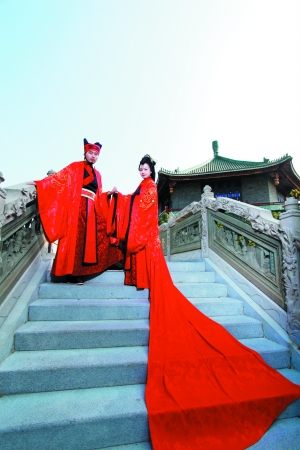 汉服婚纱照 端的是正宫娘娘的派