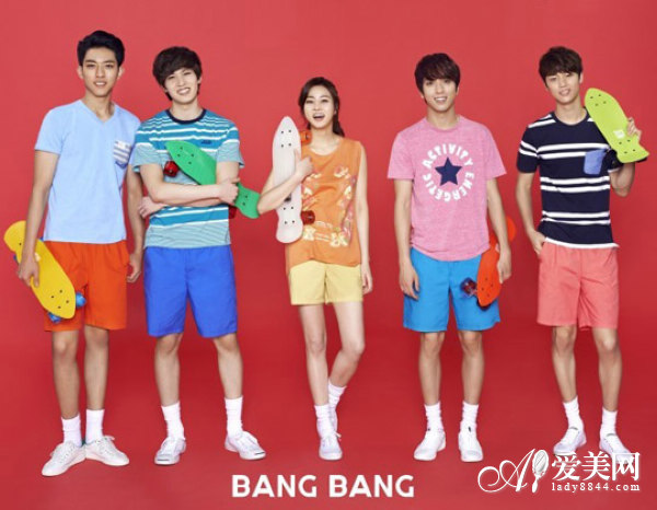 缤纷夏日 郑容和拍摄BANGBANG 2014夏装大