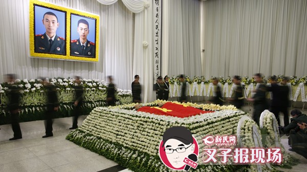 上海两牺牲消防员追悼会举行 被追授革命烈士