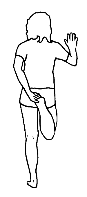 膝盖拉伸|运动|臀部
